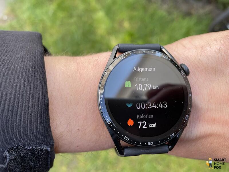 Вы можете увидеть данные после тренировки на Huawei Watch GT 3.